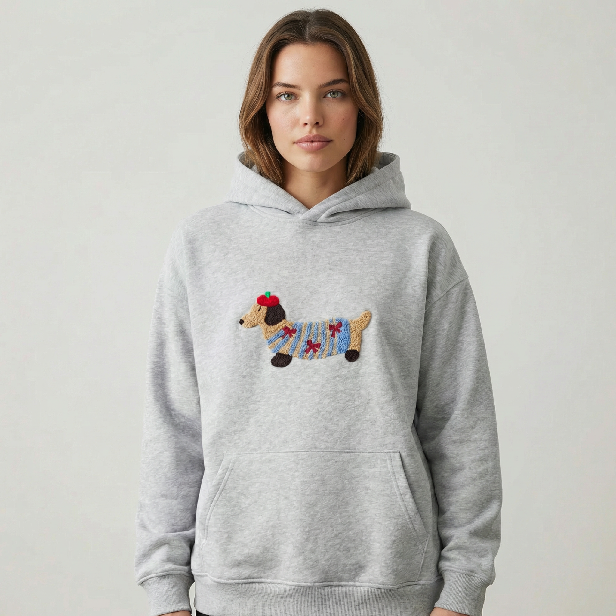 Trend Embroidered Hoodie