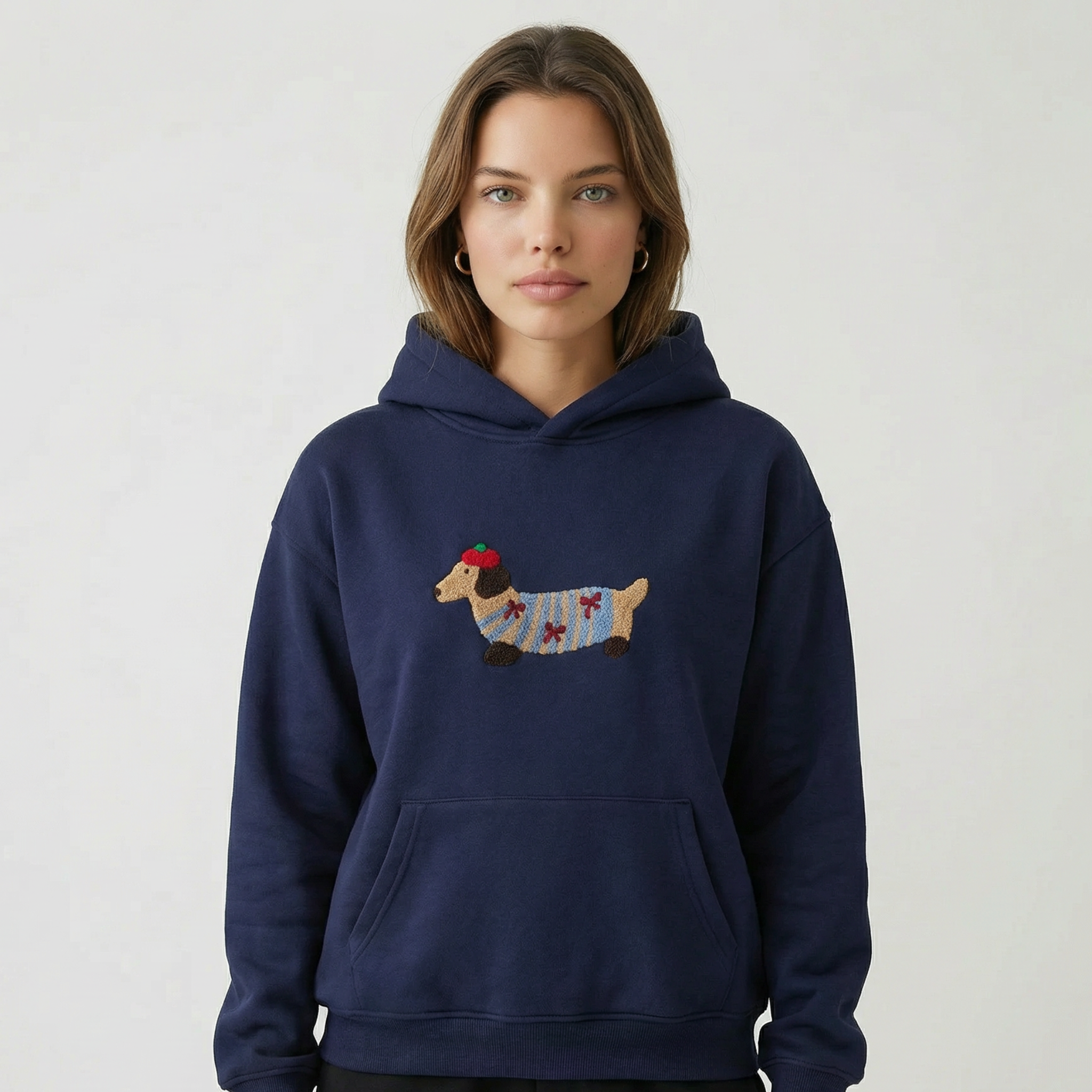 Trend Embroidered Hoodie